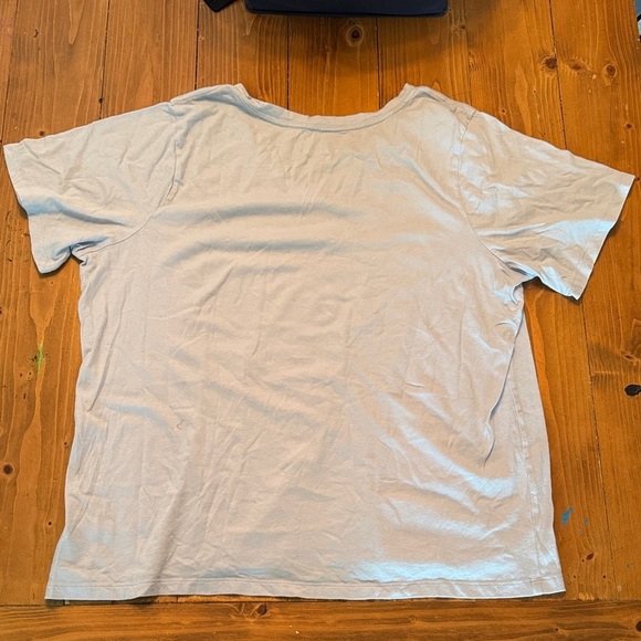 Ava+ viv Light Blue V-Neck T-Shirt - Picture 6 of 9